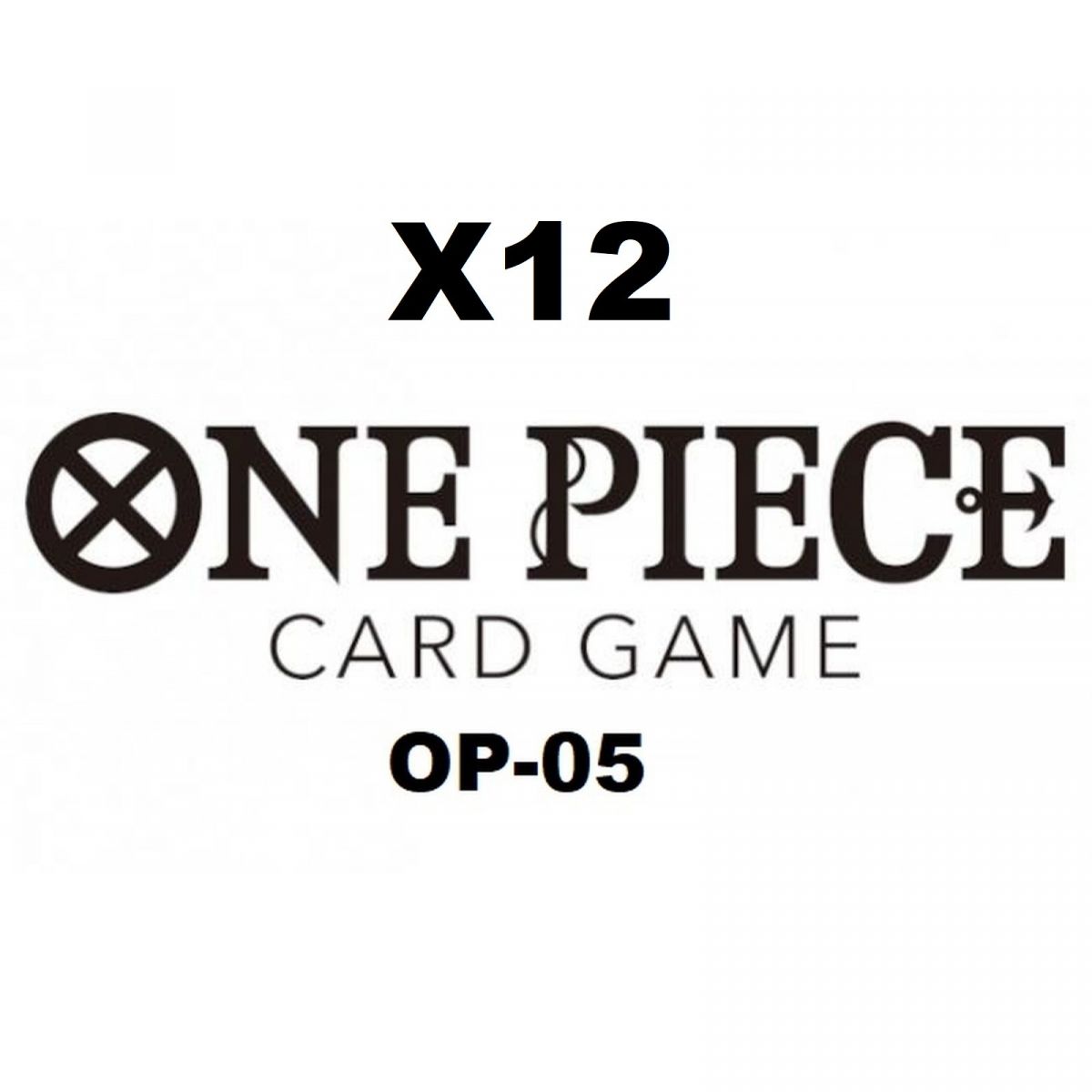 One Piece - Case of 12 Display - Box of 24 Boosters - Booster Set 5 - OP-05 - EN