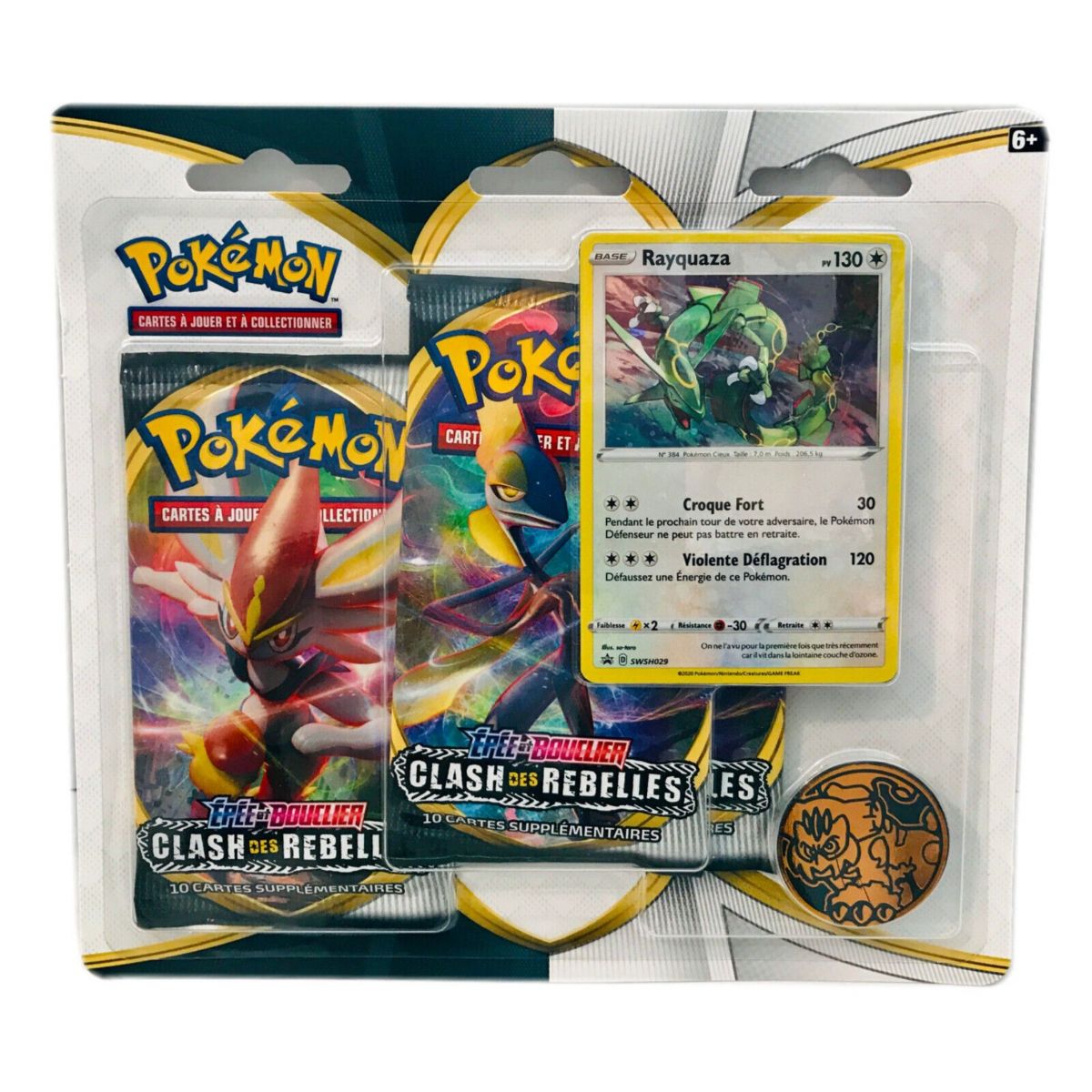 Pokémon - Tri-Pack - Rebel Clash [EB02] - Duralugon / Rayquaza - FR