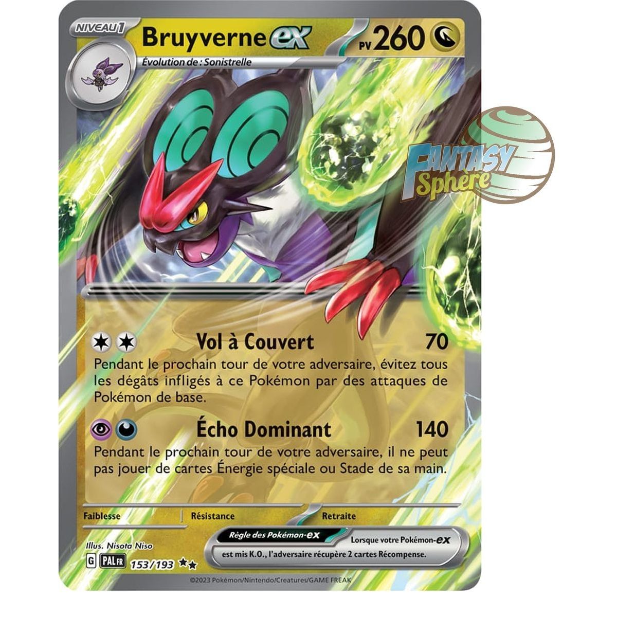 Bruyverne EX - Double Rare 153/193 - Scarlet and Violet Evolution in Paldea