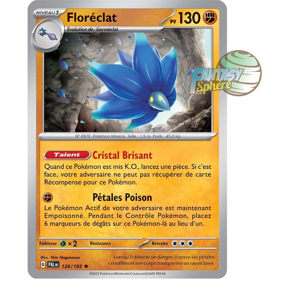 Florespace - Holo Rare 126/193 - Scarlet and Violet Evolution in Paldea