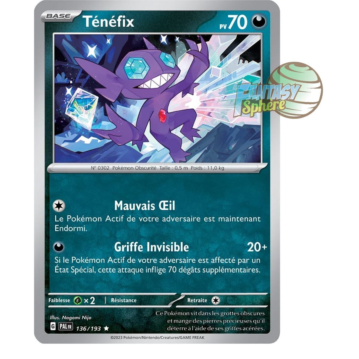 Tenefix - Holo Rare 136/193 - Scarlet and Violet Evolution in Paldea