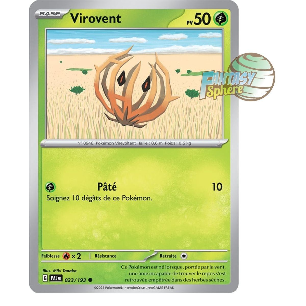 Virovent - Reverse 23/193 - Scarlet and Violet Evolution in Paldea
