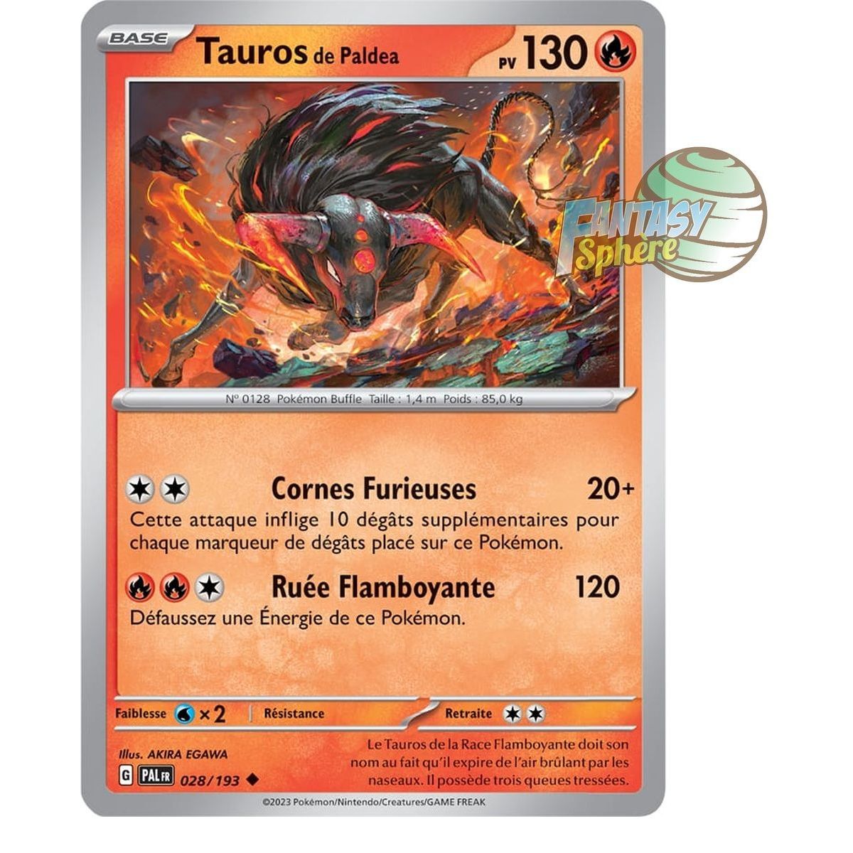 Tauros de Paldea - Reverse 28/193 - Scarlet and Violet Evolution in Paldea