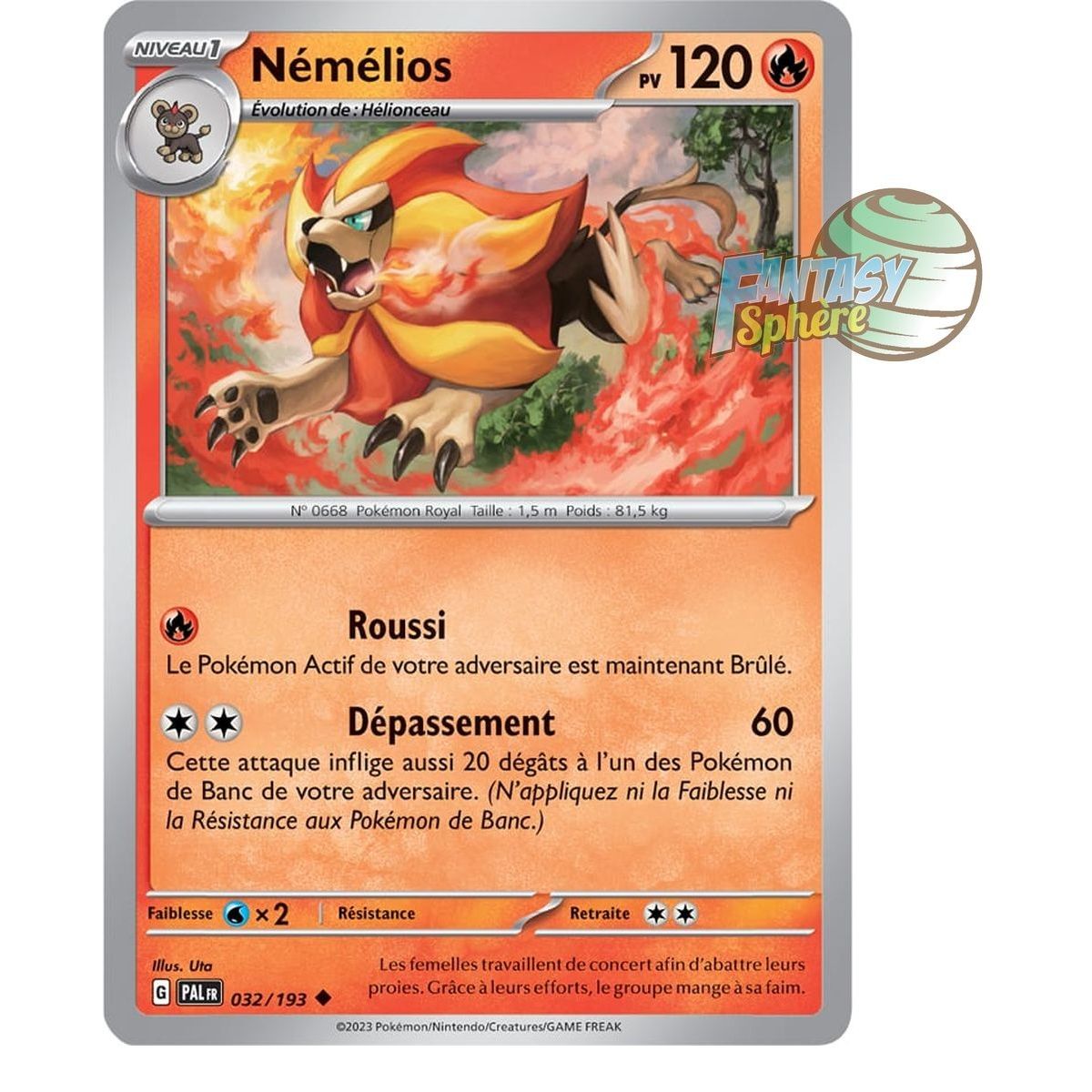 Nemelios - Reverse 32/193 - Scarlet and Violet Evolution in Paldea