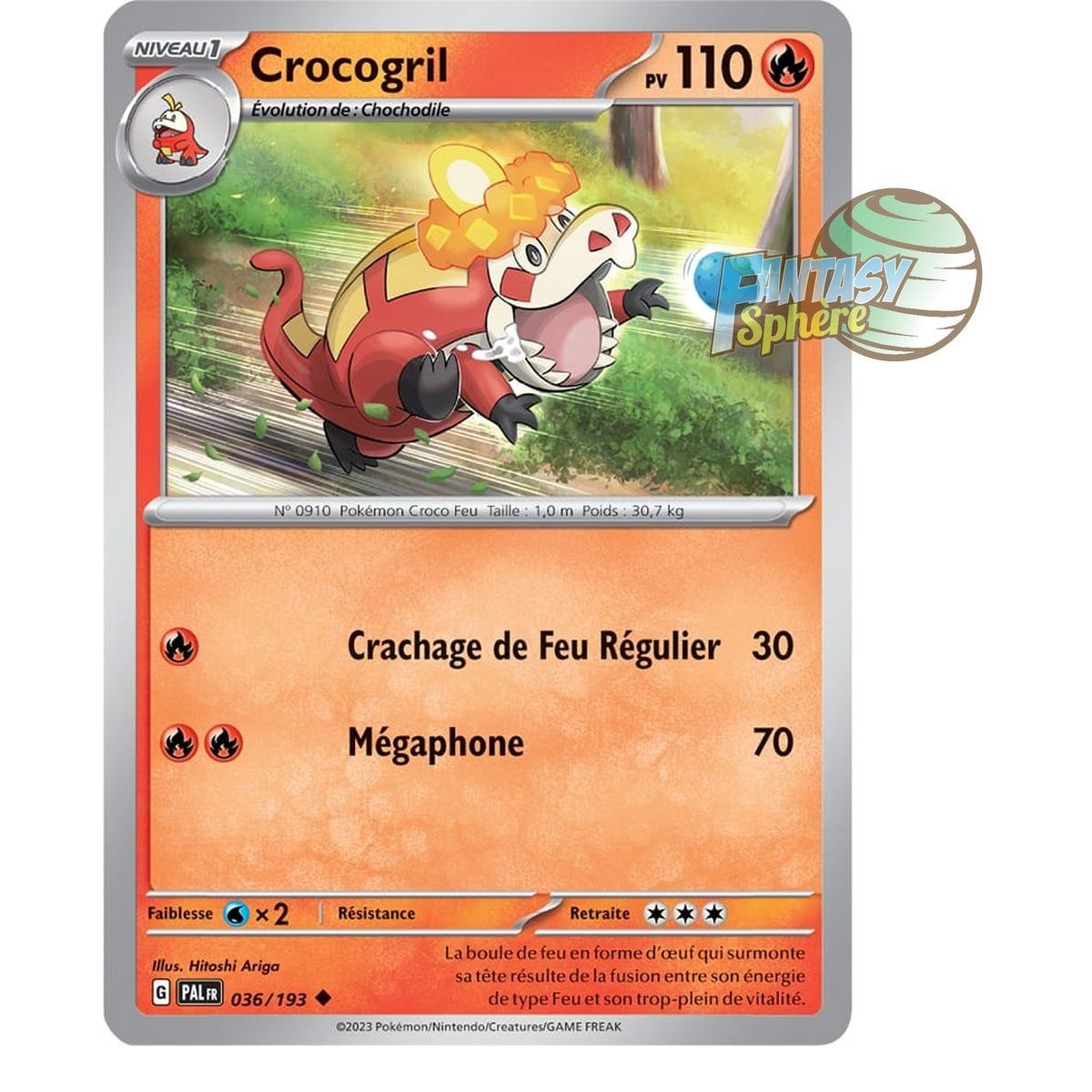 Crocogril - Reverse 36/193 - Scarlet and Violet Evolution in Paldea