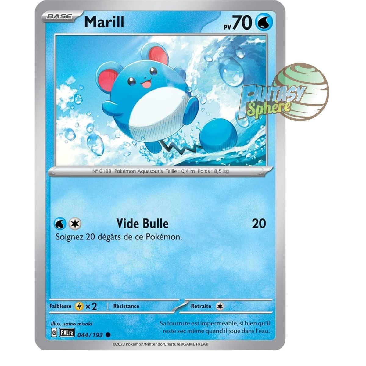 Marill - Reverse 44/193 - Scarlet and Violet Evolution in Paldea