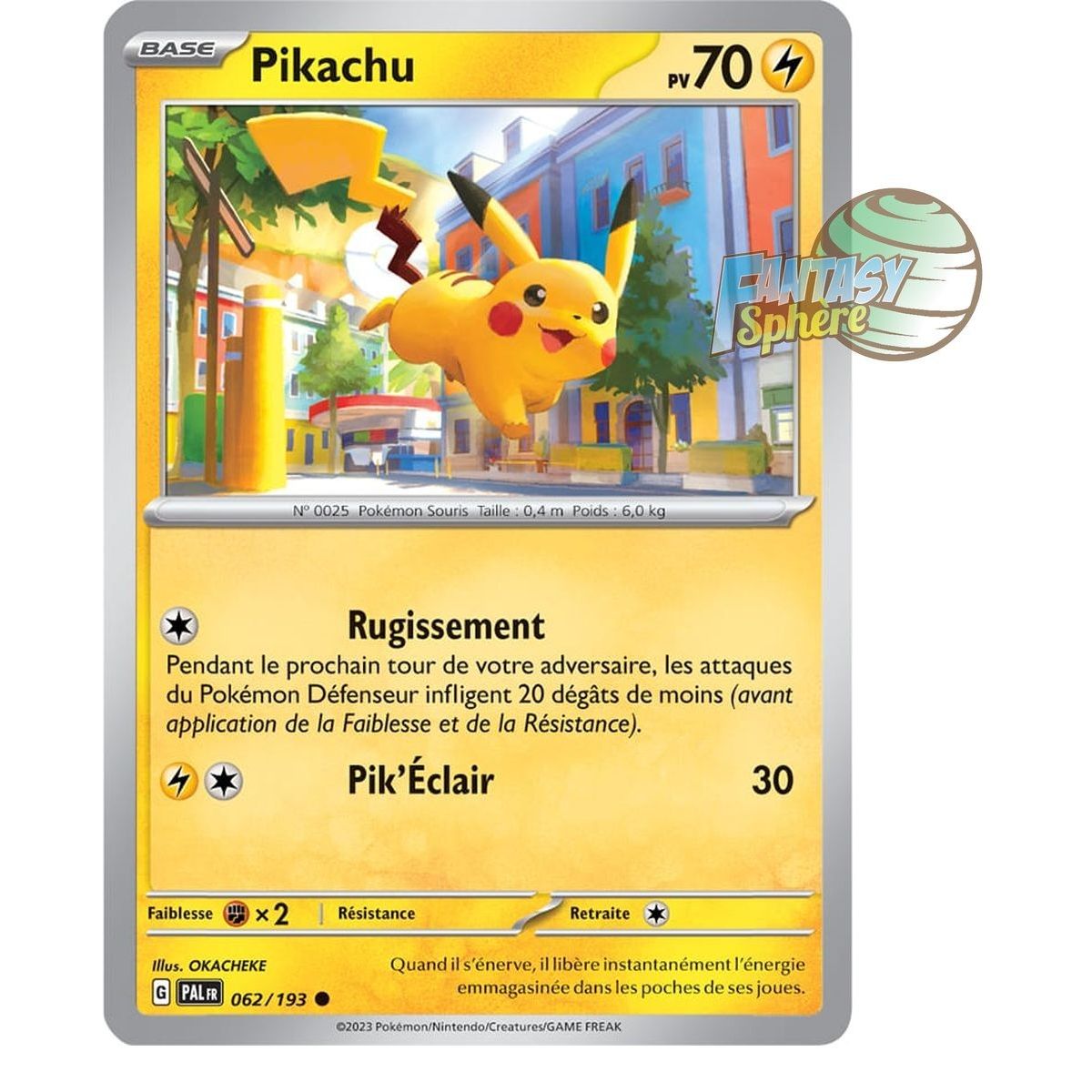 Pikachu - Reverse 62/193 - Scarlet and Violet Evolution in Paldea