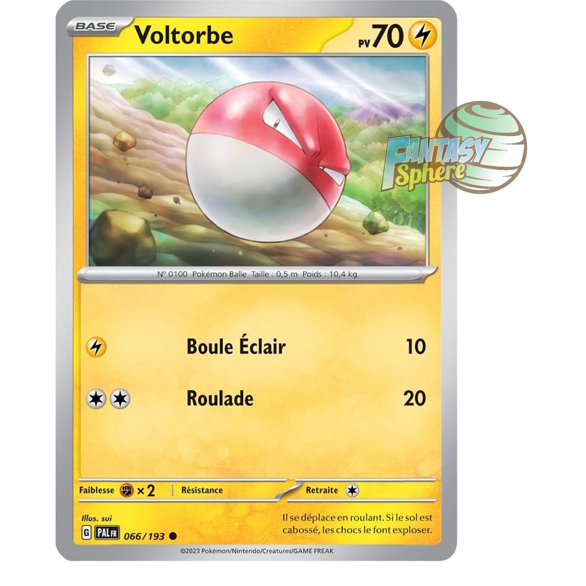 Voltorb - Reverse 66/193 - Scarlet and Violet Evolution in Paldea