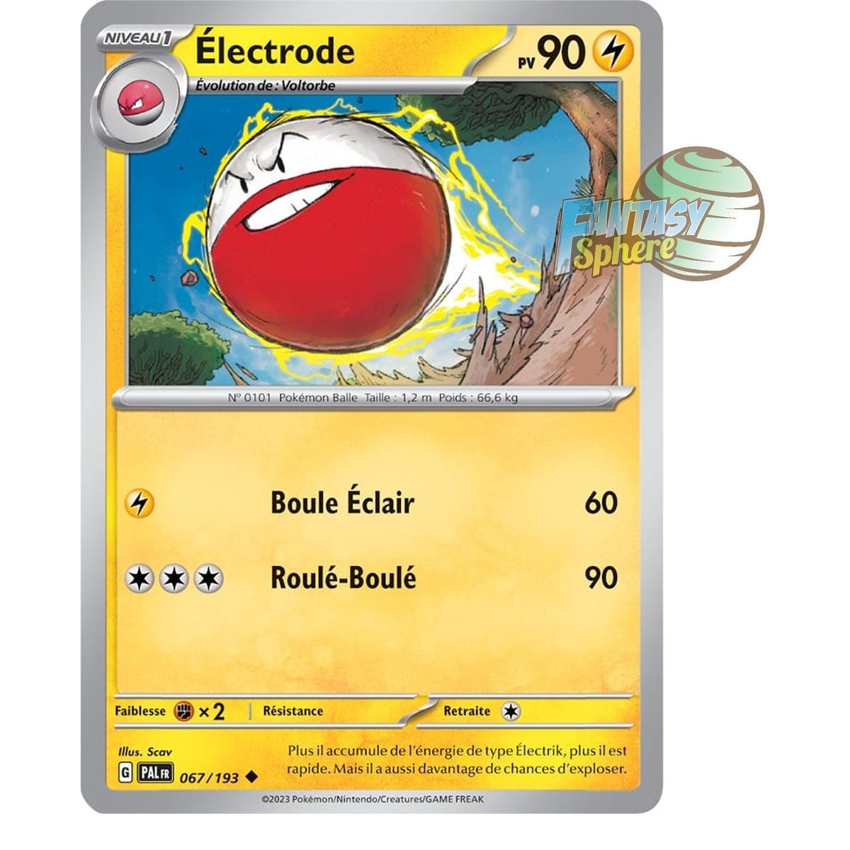 Electrode - Reverse 67/193 - Scarlet and Violet Evolution in Paldea