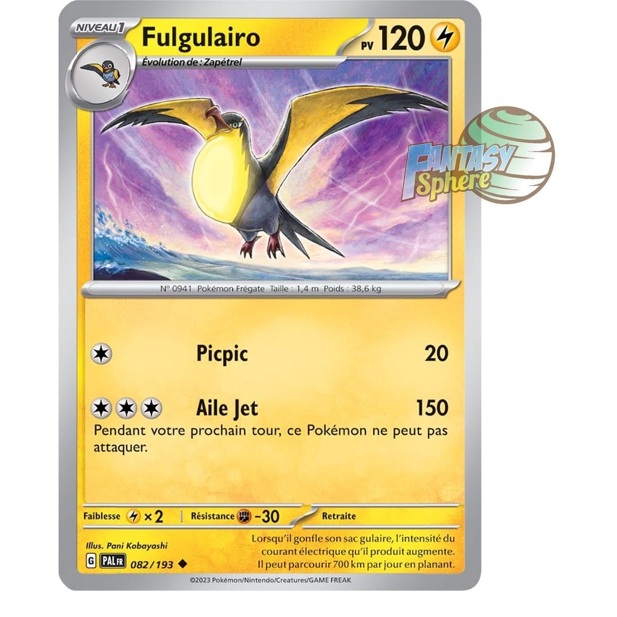 Fulgulairo - Reverse 82/193 - Scarlet and Violet Evolution in Paldea