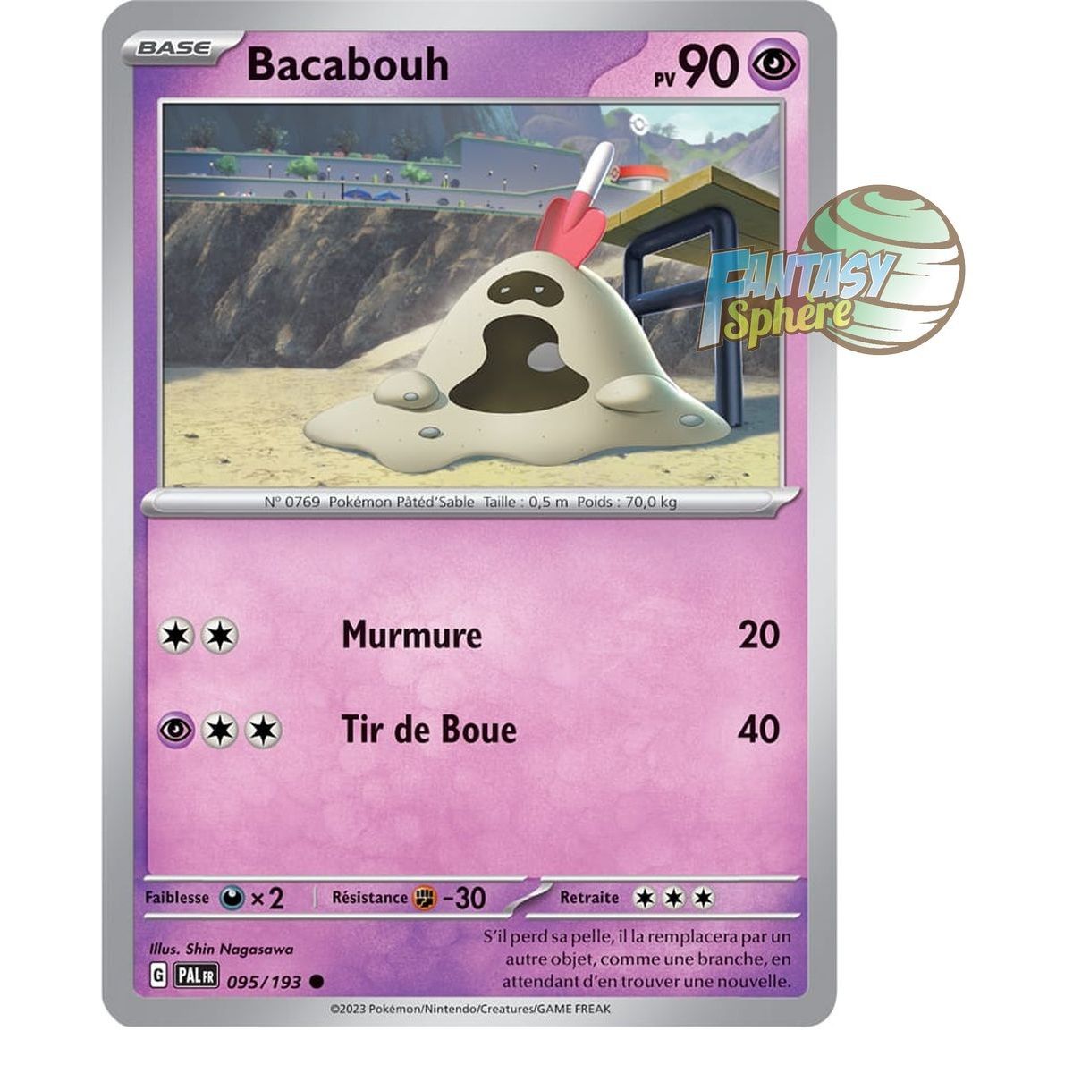 Bacabouh - Reverse 95/193 - Scarlet and Violet Evolution in Paldea