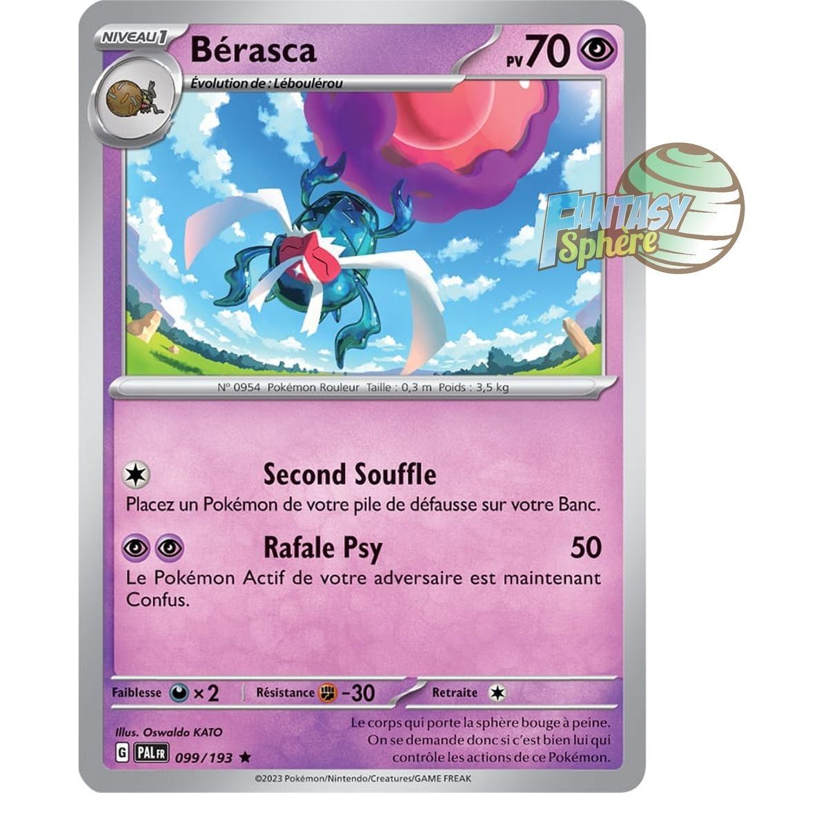 Bérasca - Reverse 99/193 - Scarlet and Violet Evolution in Paldea