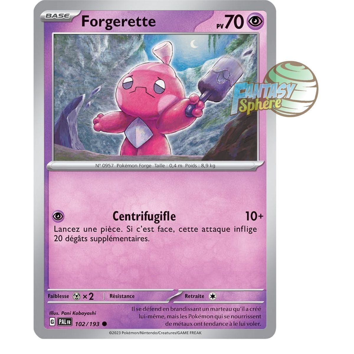 Forgerette - Reverse 102/193 - Scarlet and Violet Evolution in Paldea