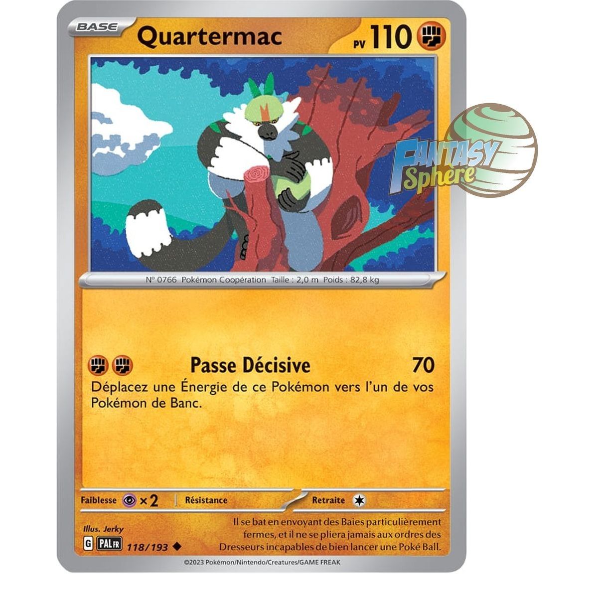 Quartermac - Reverse 118/193 - Scarlet and Violet Evolution in Paldea