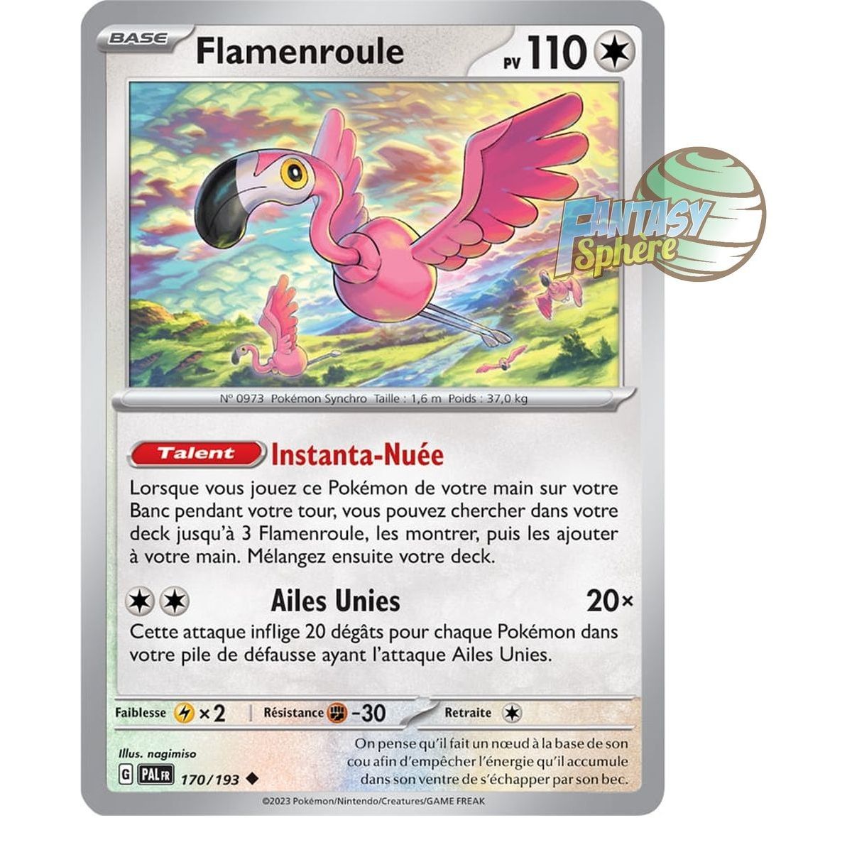 Flamroule - Reverse 170/193 - Scarlet and Violet Evolution in Paldea