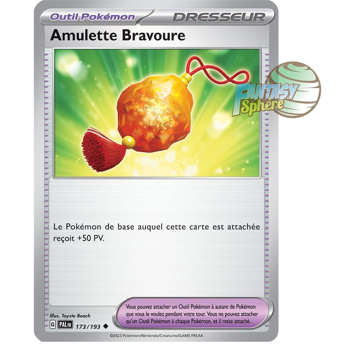 Bravery Amulet - Reverse 173/193 - Scarlet and Violet Evolution in Paldea