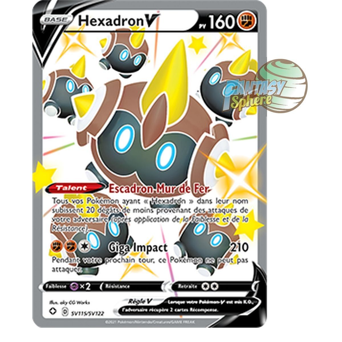 Hexadron-V - Full Art Ultra Rare SV115/SV122 - Sword and Shield 4.5 Radiant Destiny