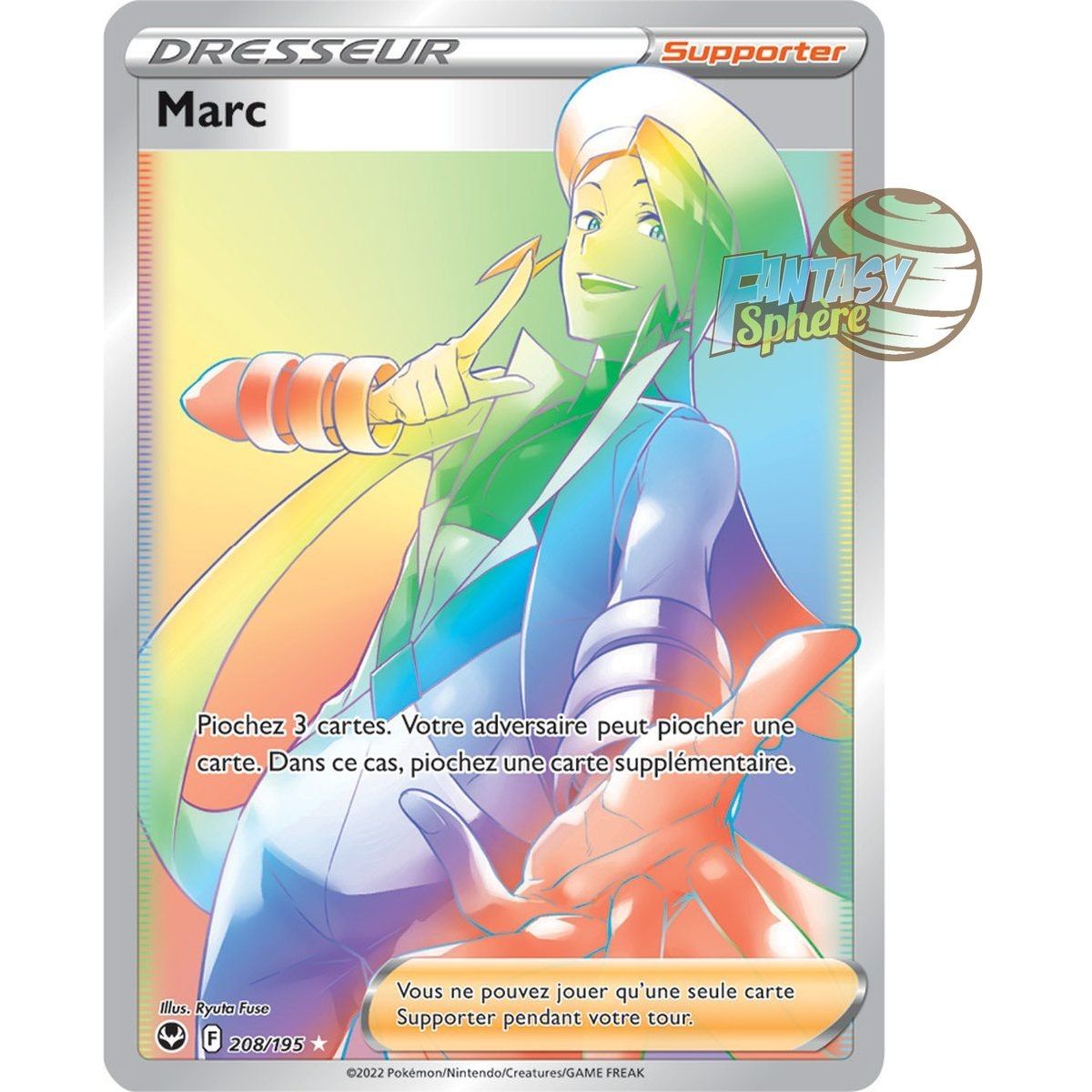 Item Marc - Secret Rare 208/195 - Sword and Shield 12 Silver Tempest