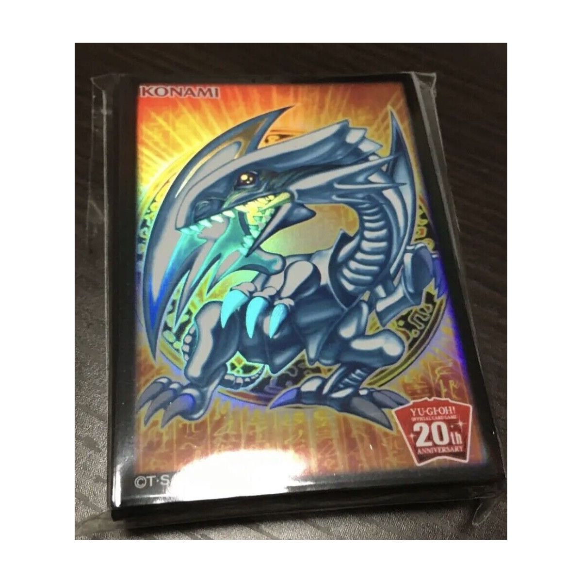 Yu Gi Oh! - Card Sleeves - white dragon blue eyes 20th Anniversary (15) - OCG