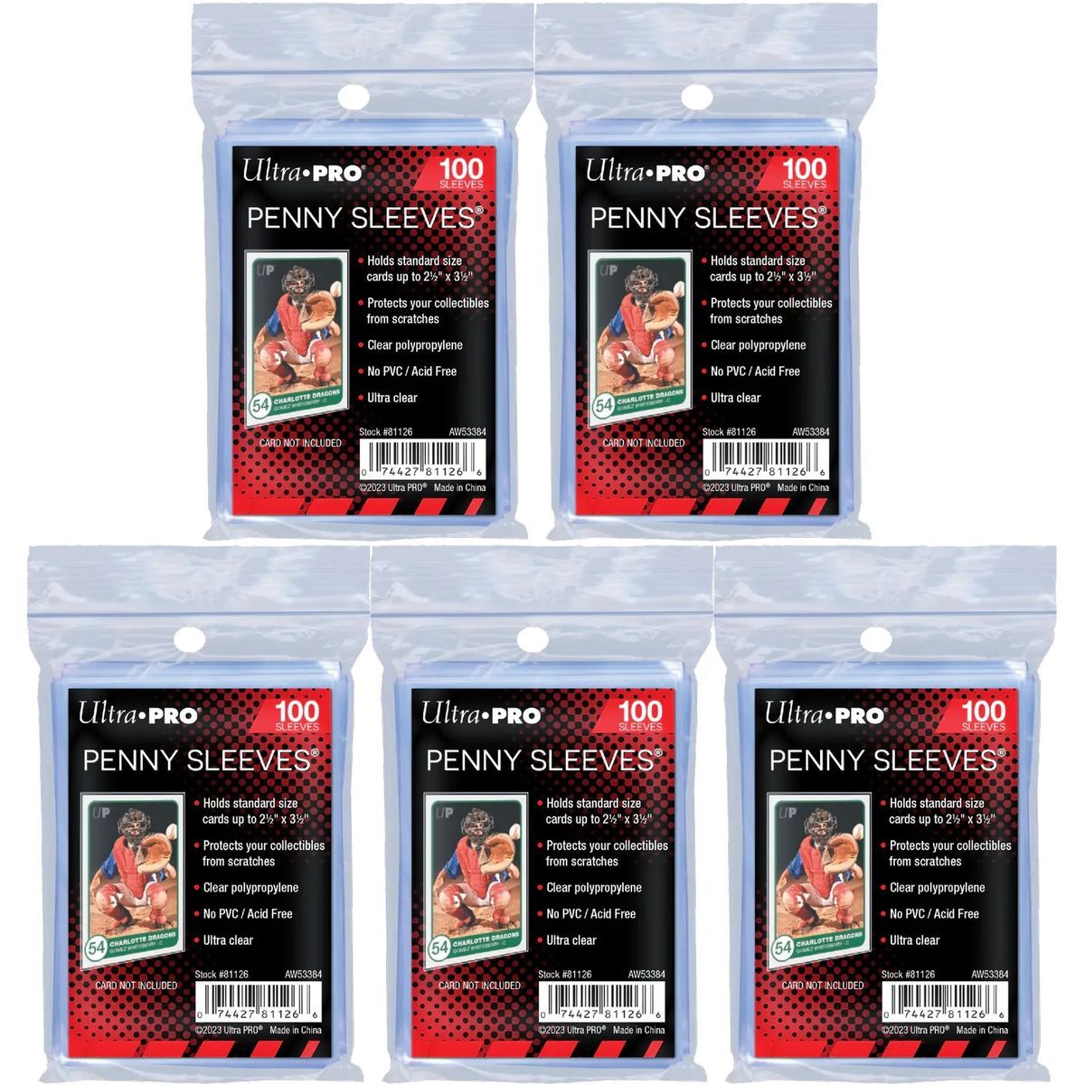 Item 500 Card Sleeves - Standard - Soft Sleeves - Flexible - Ultra Pro