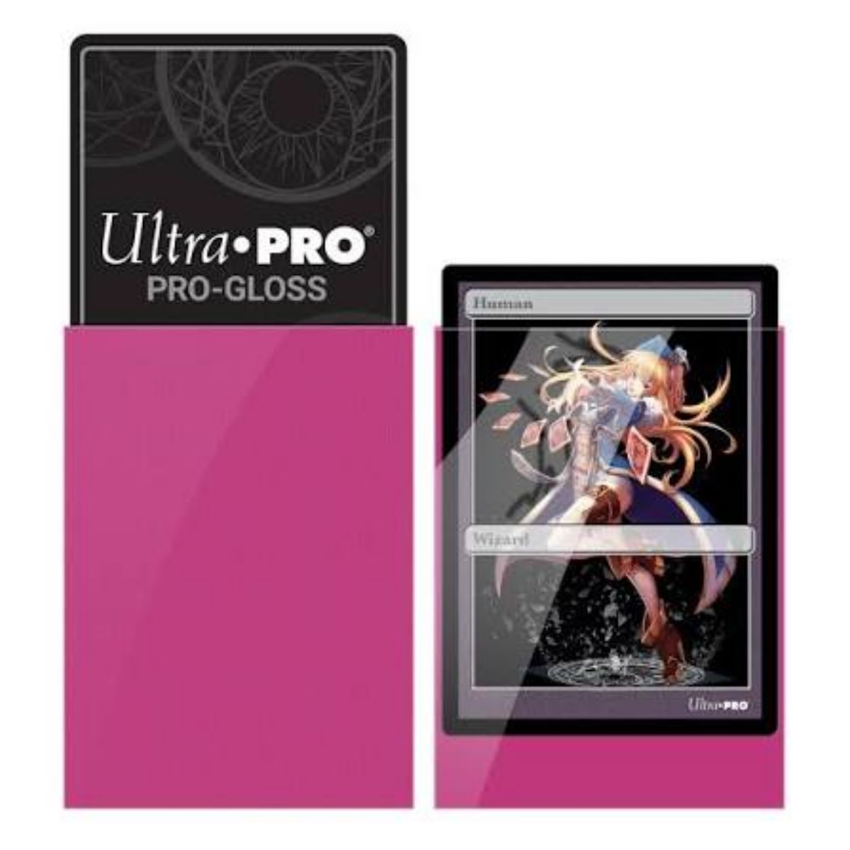 60 Card Sleeves - Small - Bright Pink - PRO-Gloss Ultra Pro