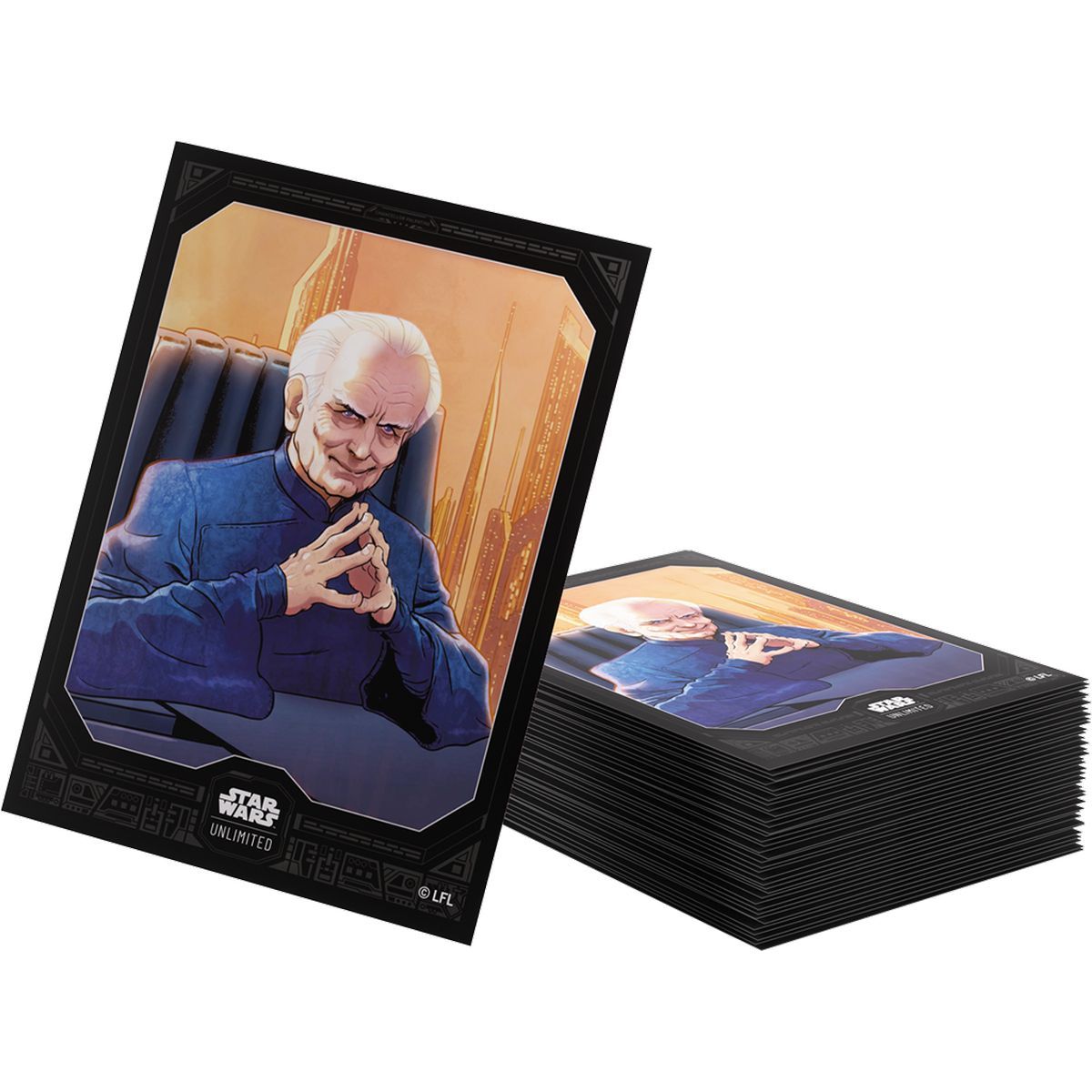 Item 60 Card Sleeves - Standard - Chancellor Palpatine - Star Wars: Unlimited - Gamegenic
