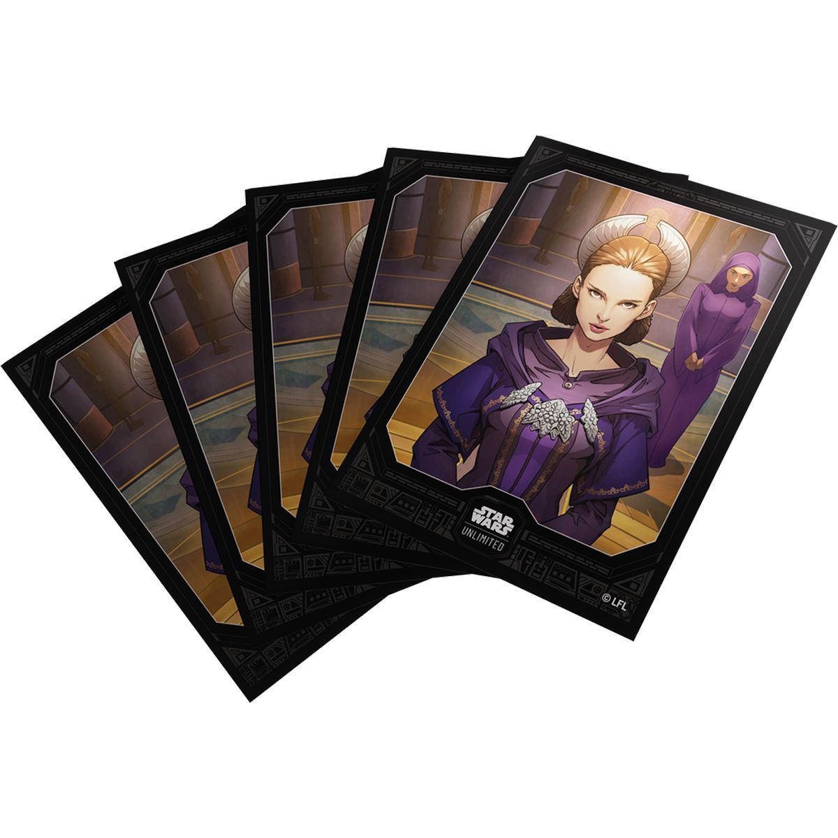 60 Card Sleeves - Standard - Padme Amidala - Star Wars: Unlimited - Gamegenic