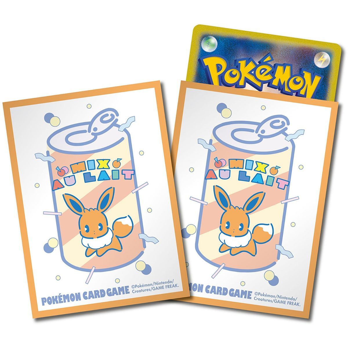 64 Card Sleeves - Standard - Eevee: Milk Mix - Pokemon Center