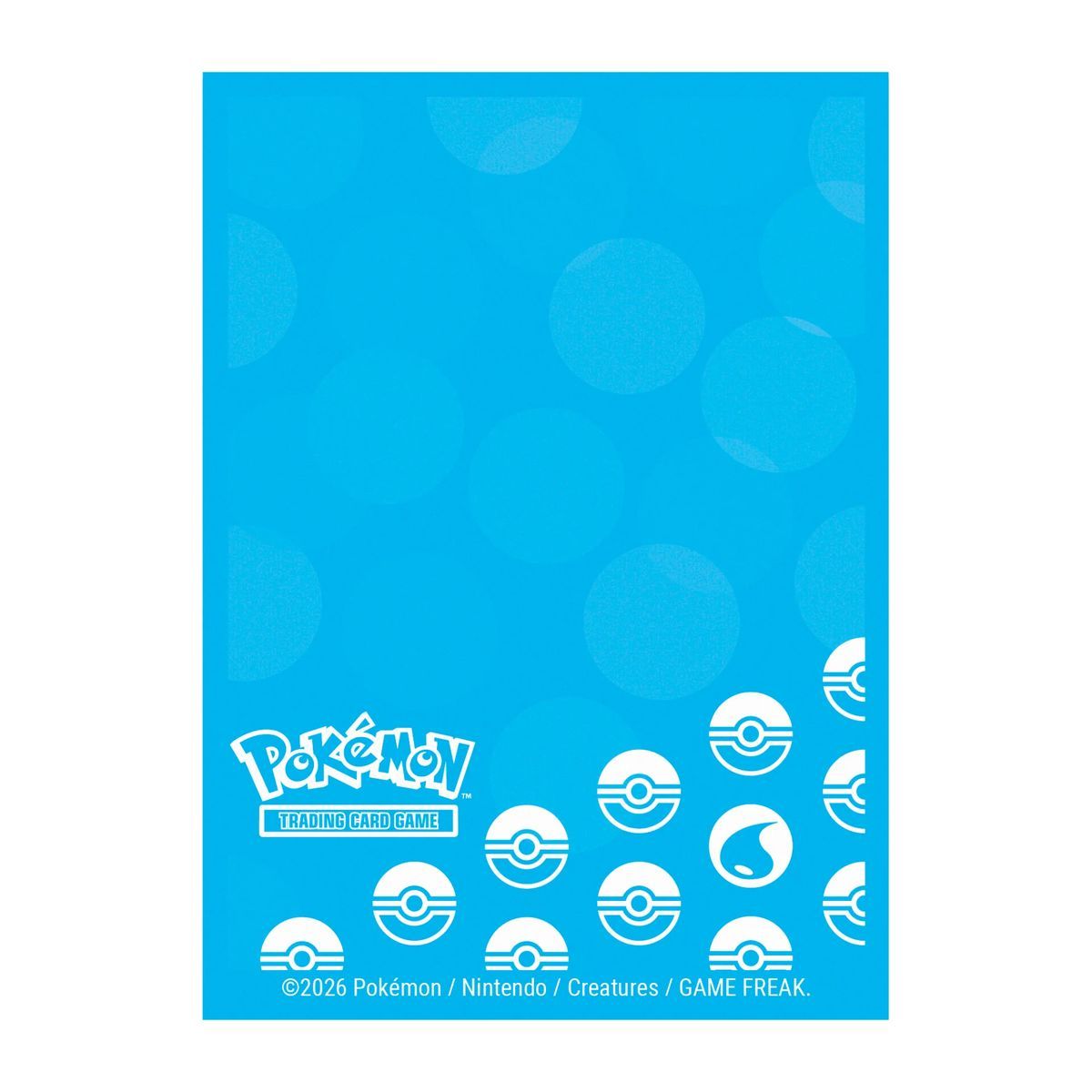 65 Card Sleeves - Standard - Water Energy - Ultra Pro - Pokemon