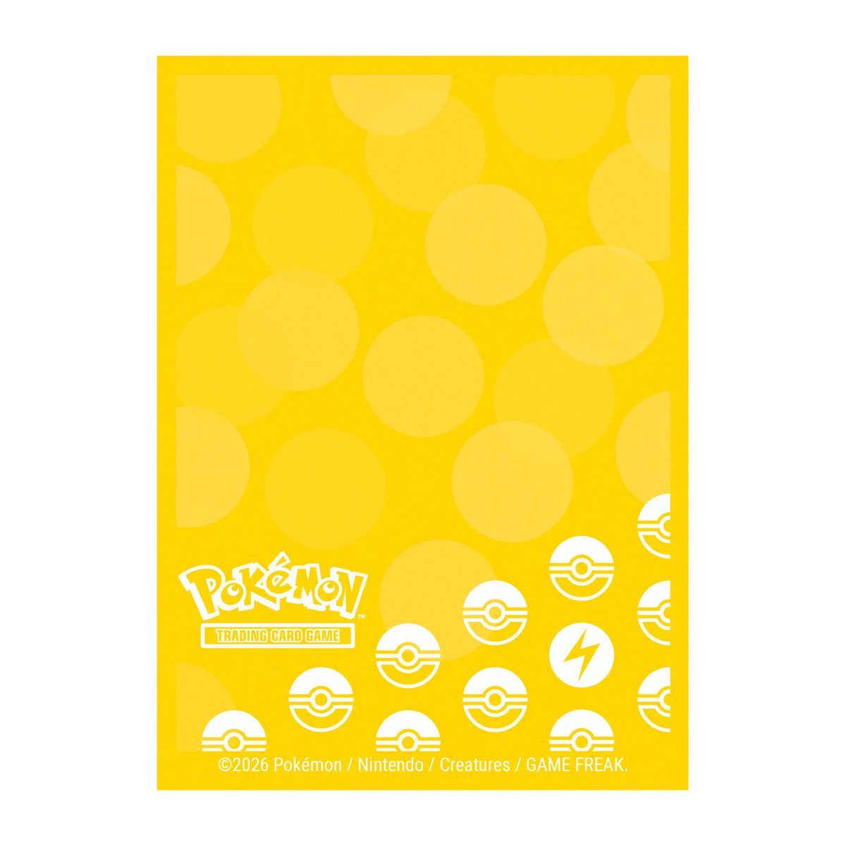 65 Card Sleeves - Standard - Electric Energy - Ultra Pro - Pokemon