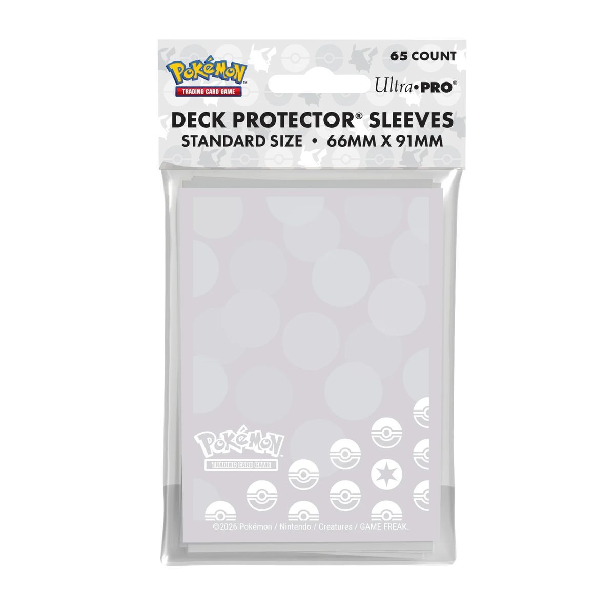 65 Card Sleeves - Standard - Colorless Energy - Ultra Pro - Pokemon