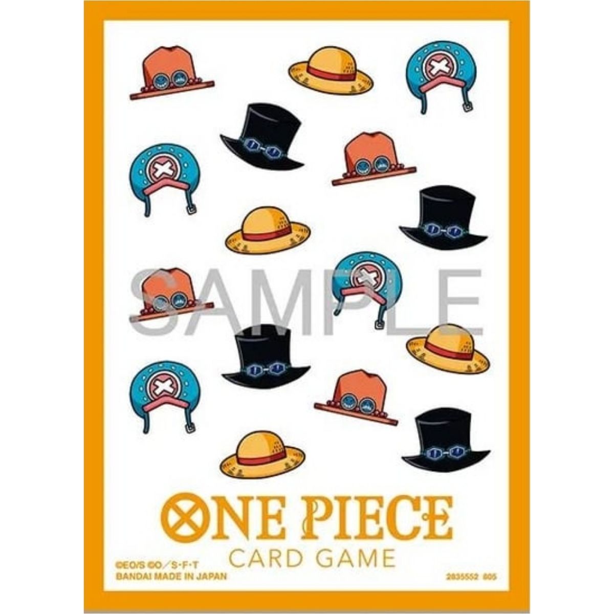 Item 70 Card Sleeves - Standard - Vol.13: Hat Patterns - One Piece CG