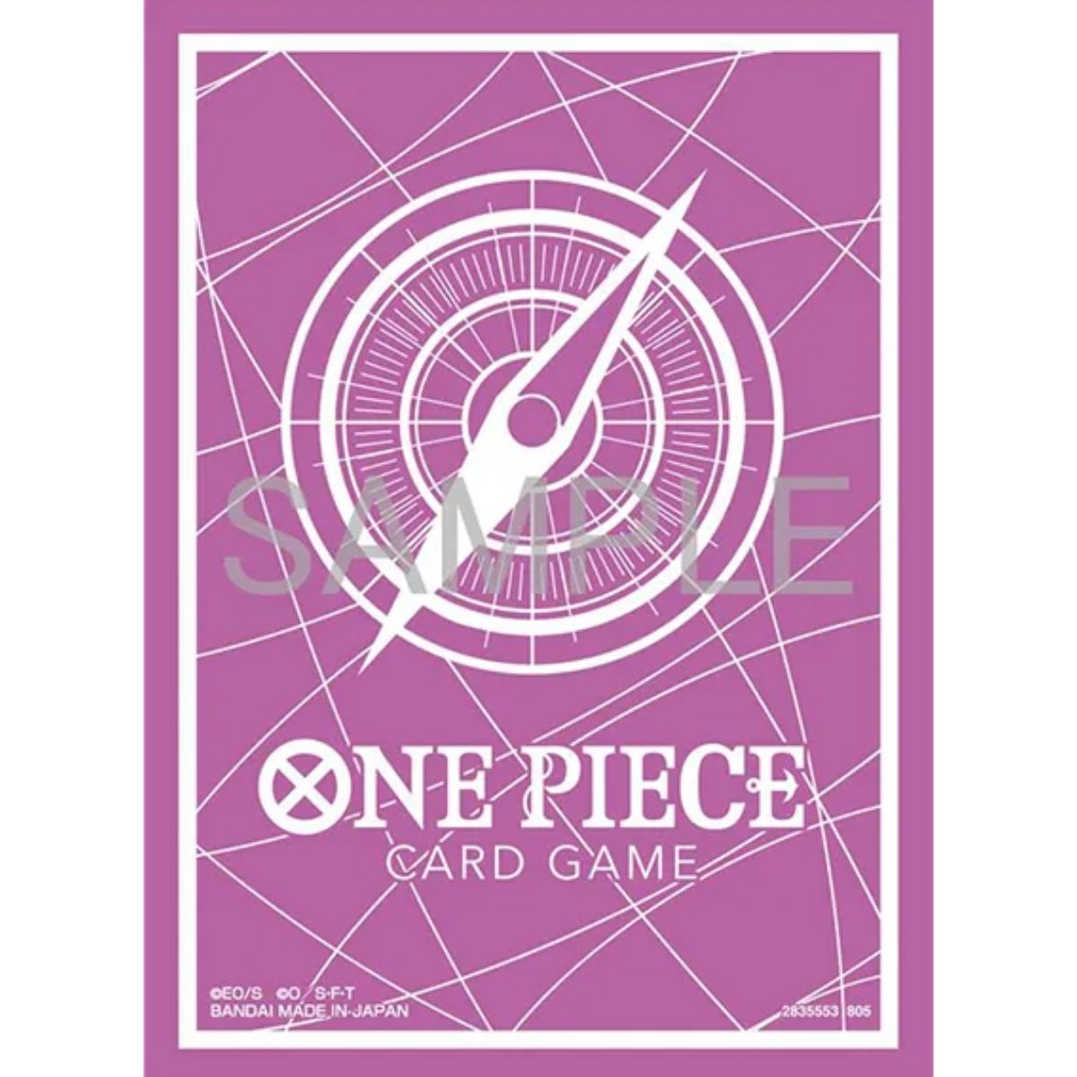 70 Card Sleeves - Standard - Vol.13: Purple/White Logo - One Piece CG