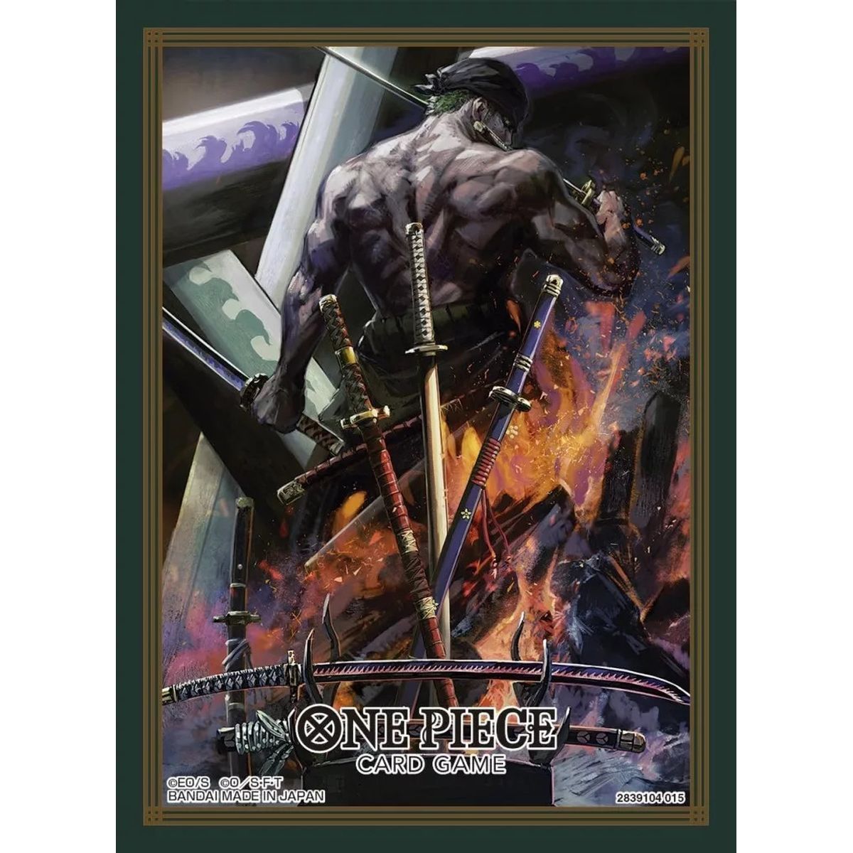 70 Card Sleeves - Standard - Vol.14: Roronoa Zoro - One Piece CG