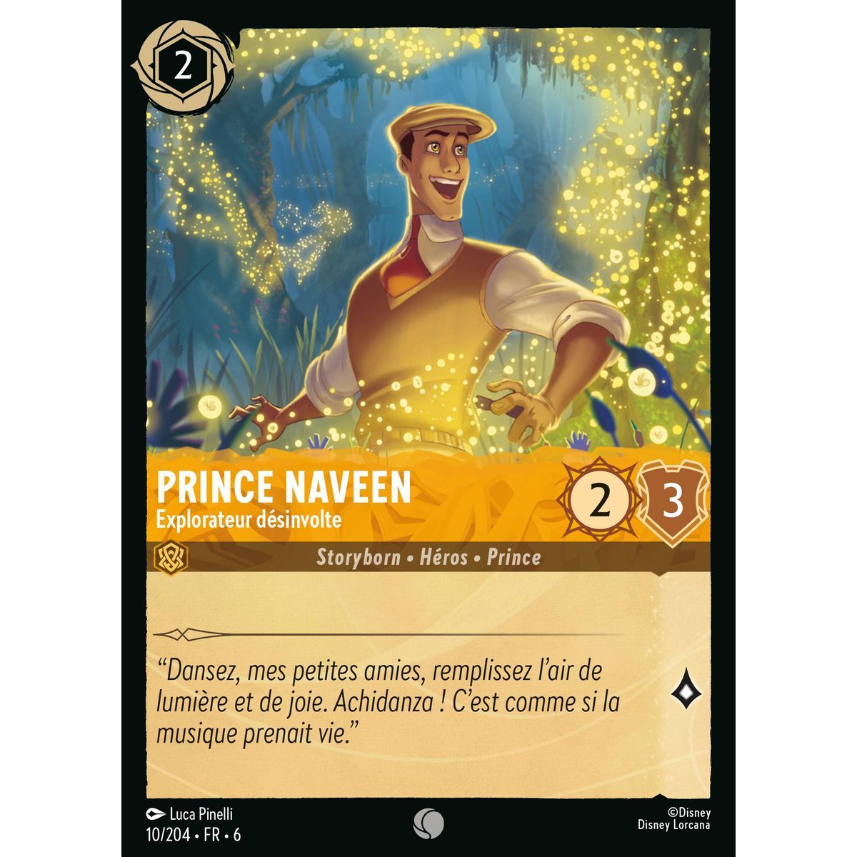 Prince Naveen, the Casual Explorer - 10/204 - AZS - The Azurite Sea - Brilliant - Premium - French