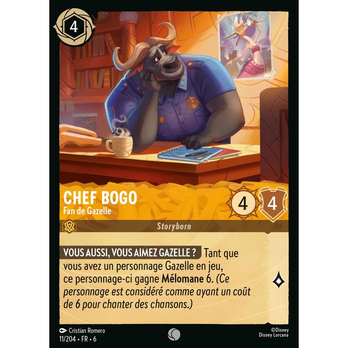 Chef Bogo, Gazelle Fan - 11/204 - AZS - The Azurite Sea - Brilliant - Premium - French