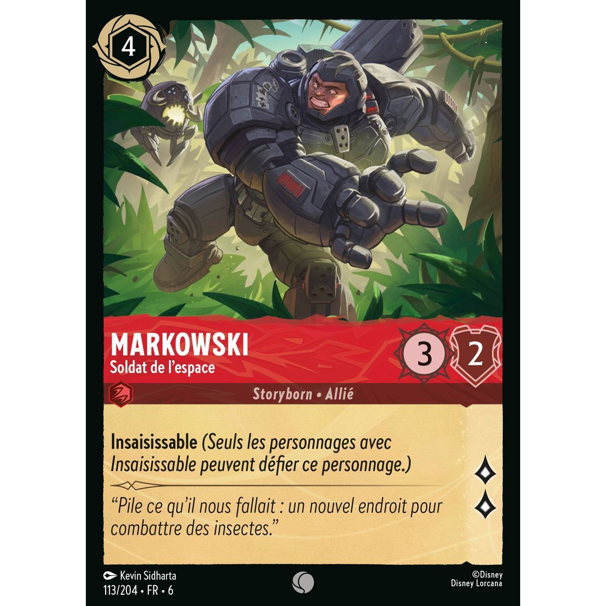 Markowski, Space Soldier - 113/204 - AZS - The Azurite Sea - Brilliant - Premium - French
