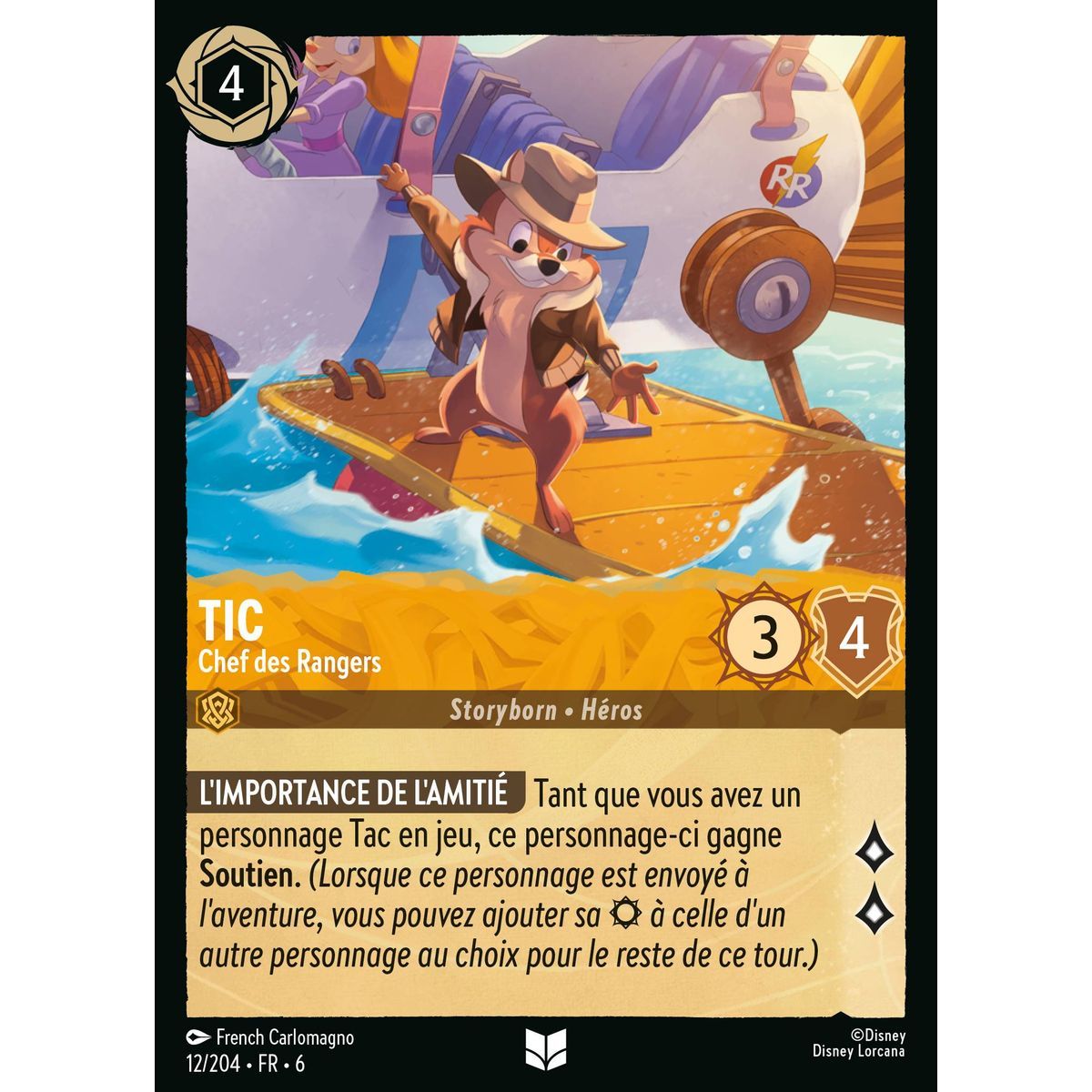 Tic, Ranger Leader - 12/204 - AZS - The Azurite Sea - Brilliant - Premium - French