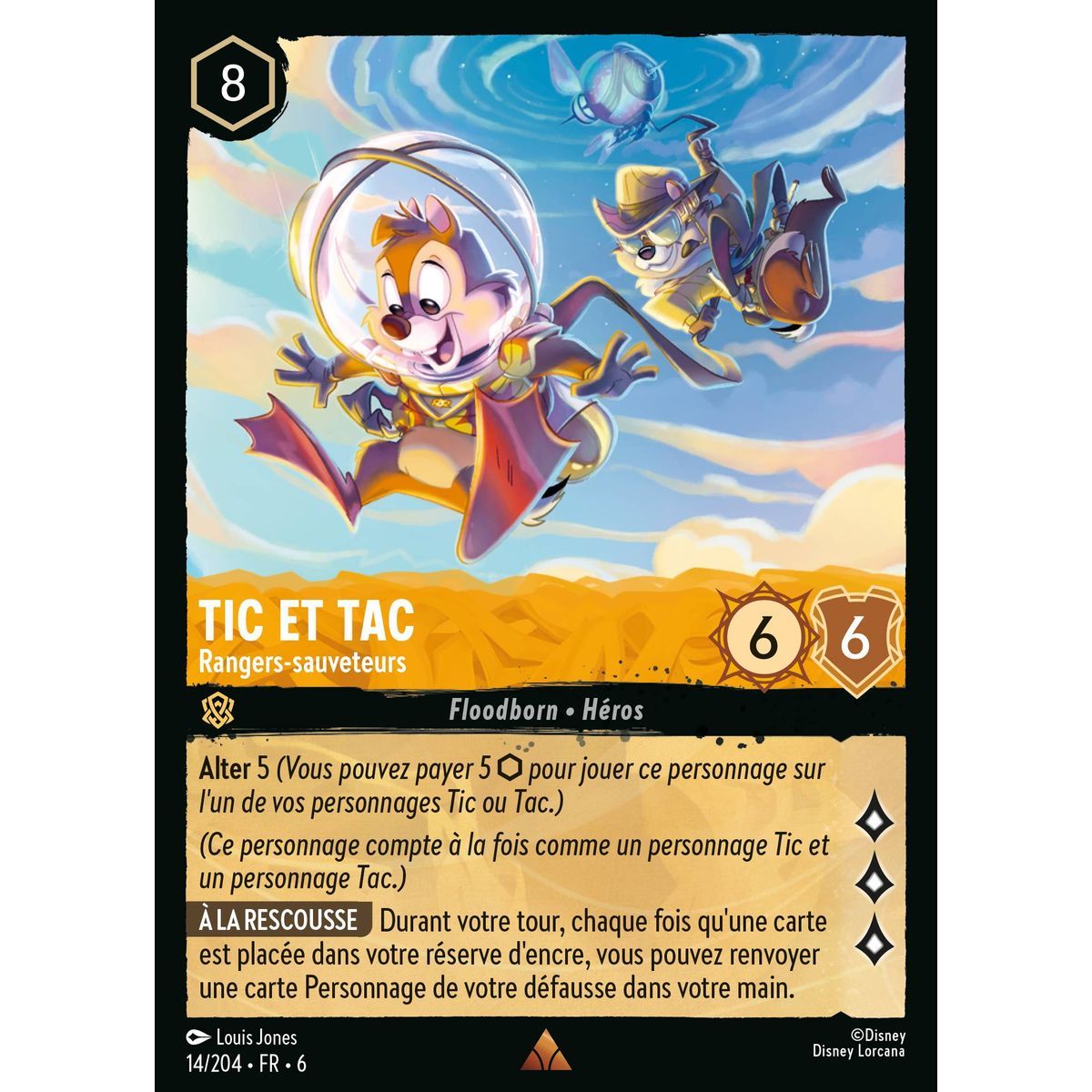 Chip & Dale, Rescue Rangers - 14/204 - AZS - The Azurite Sea - Brilliant - Premium - French