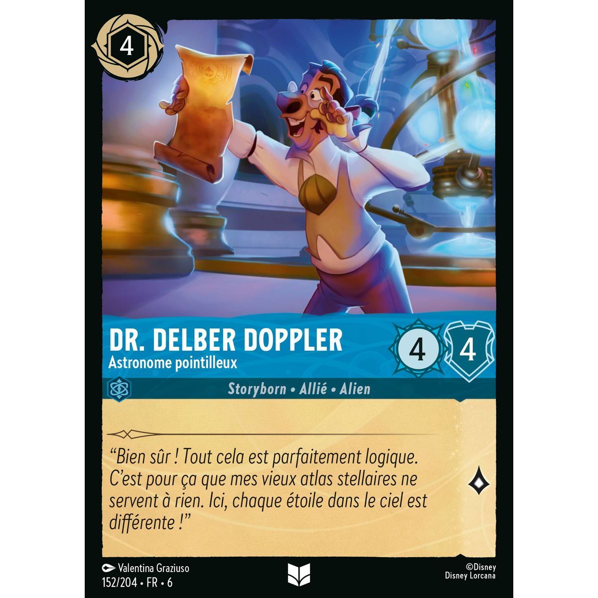 Item Dr. Delber Doppler, Punctilious Astronomer - 152/204 - AZS - The Azurite Sea - Brilliant - Premium - French