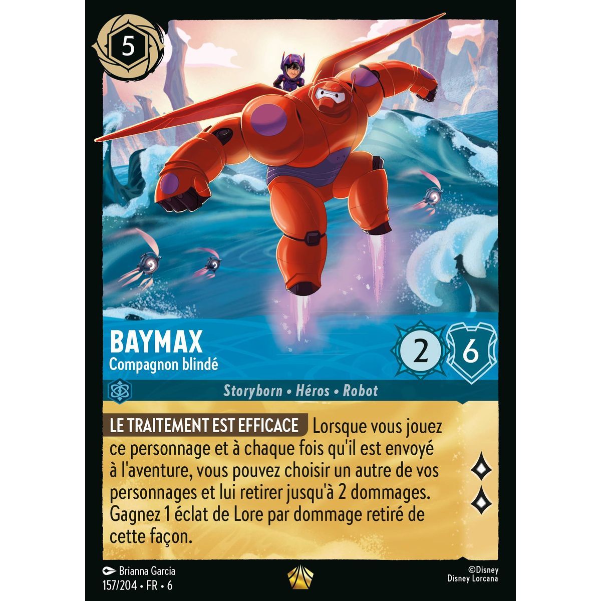 Baymax, Armored Companion - 157/204 - AZS - The Azurite Sea - Brilliant - Premium - French