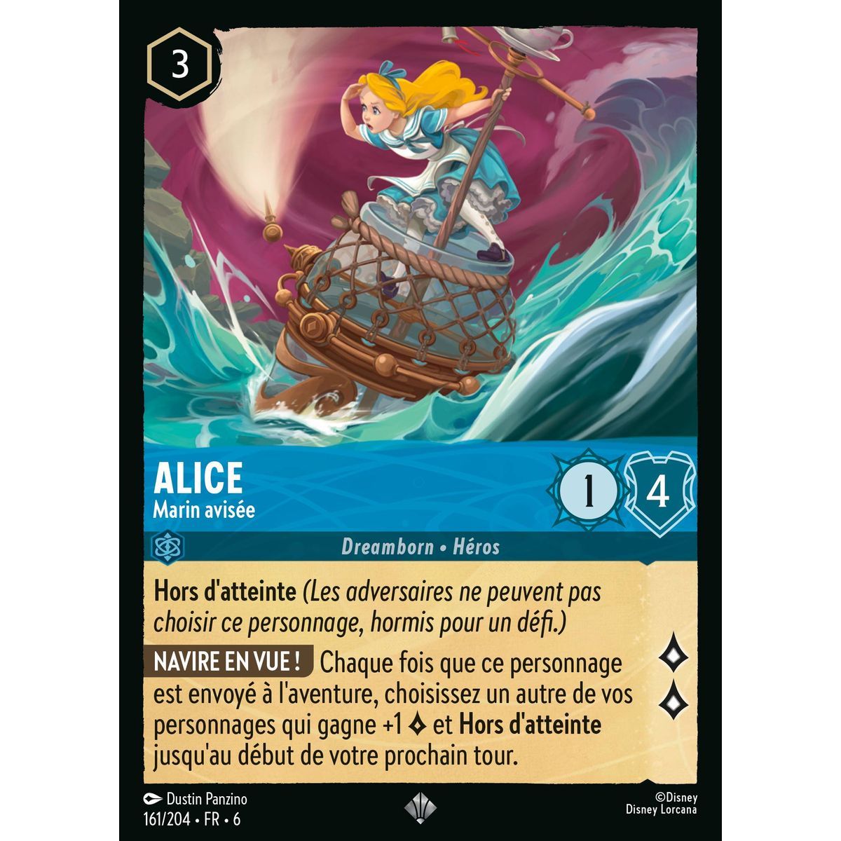 Item Alice, Wise Sailor - 161/204 - AZS - The Azurite Sea - Super Rare - French