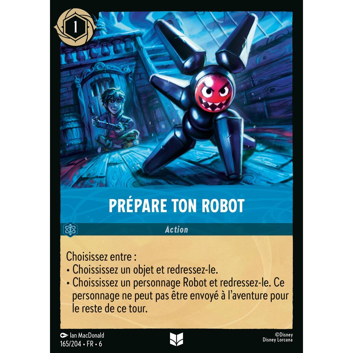 Item Prepare your robot - 165/204 - AZS - La Mer Azurite - Brilliant - Premium - French