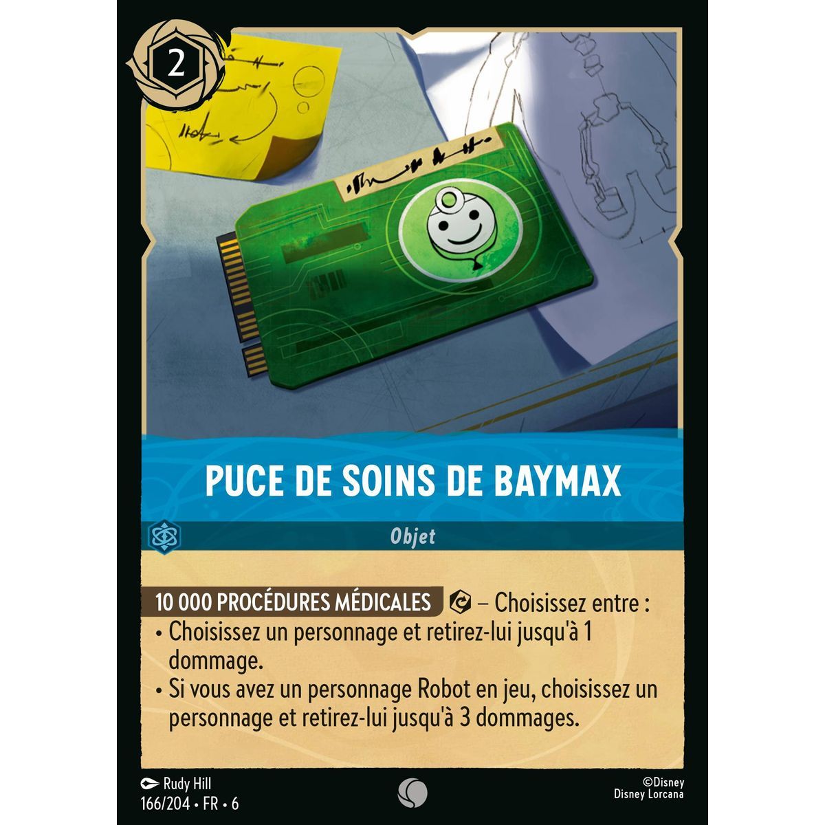Item Baymax's Healing Chip - 166/204 - AZS - The Azurite Sea - Brilliant - Premium - French