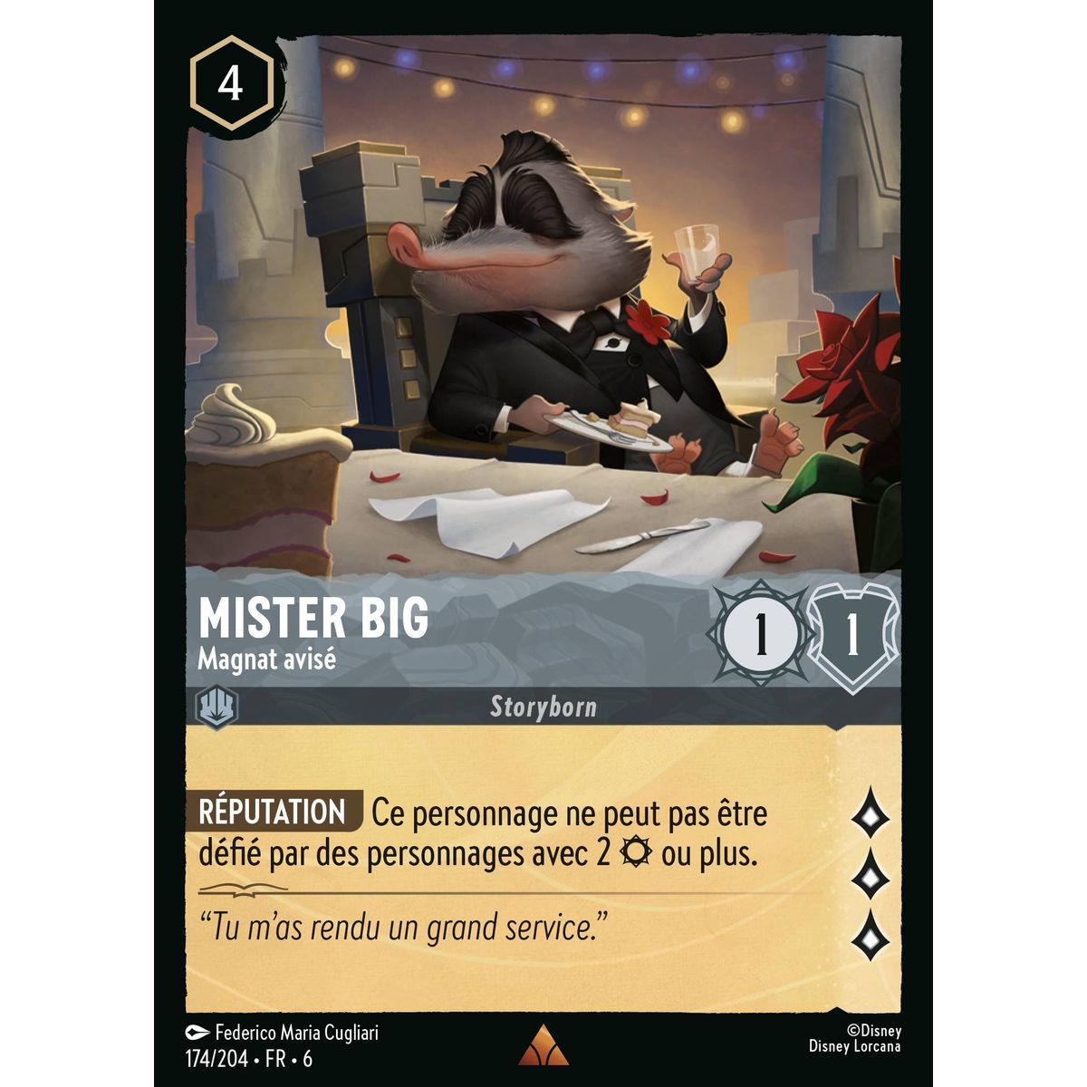 Mister Big, Wise Tycoon - 174/204 - AZS - The Azurite Sea - Brilliant - Premium - French