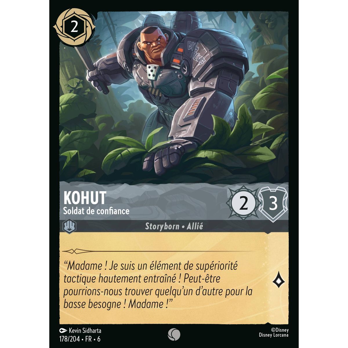 Item Kohut, Trusted Soldier - 178/204 - AZS - The Azurite Sea - Brilliant - Premium - French