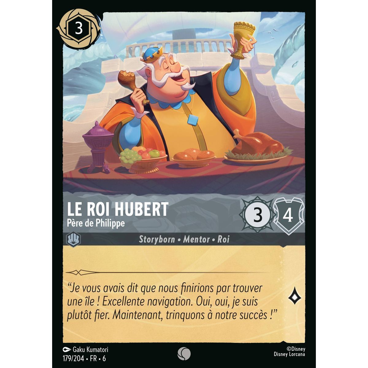 Item King Hubert, Father of Philip - 179/204 - AZS - The Azurite Sea - Brilliant - Premium - French