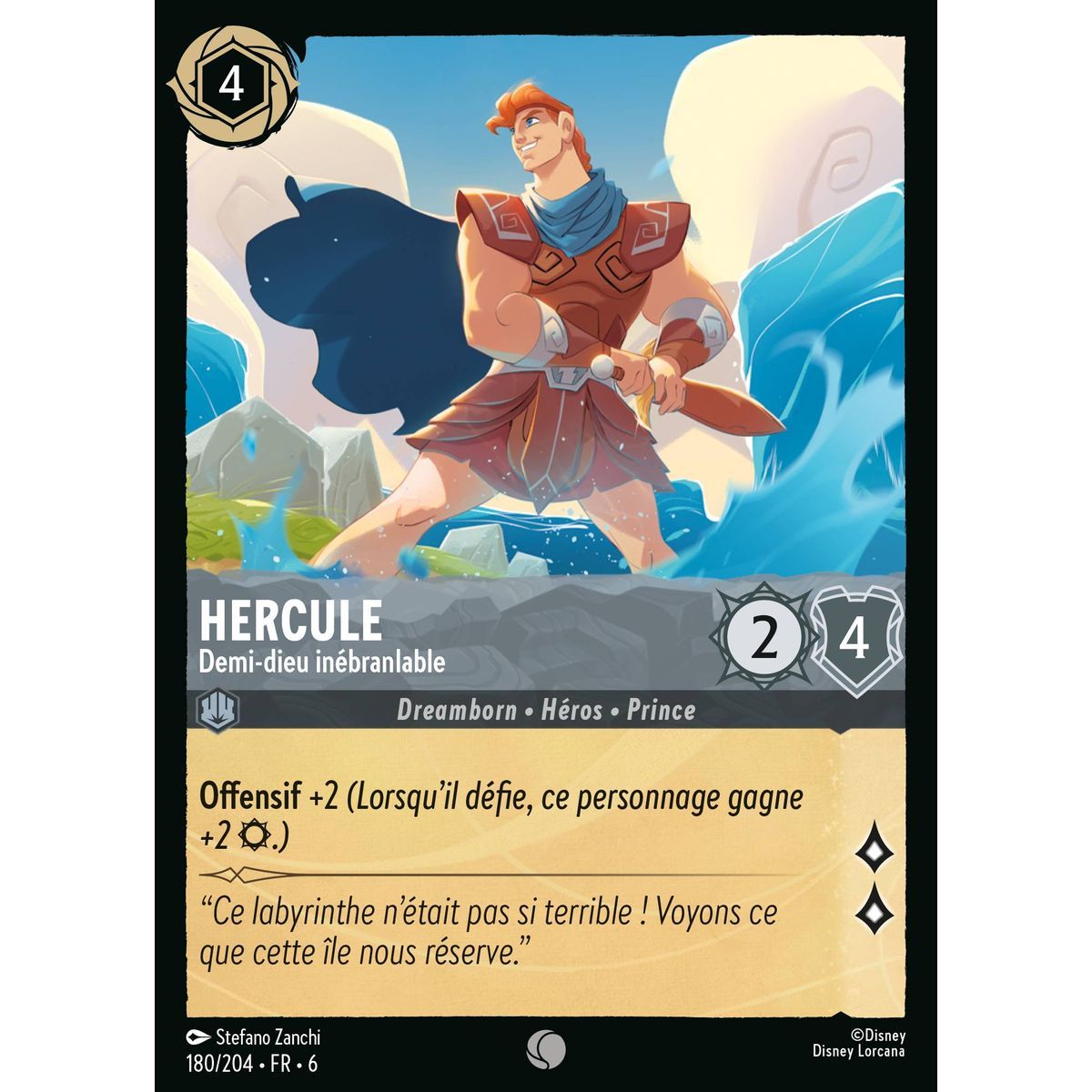 Item Hercules, Unshakeable Demigod - 180/204 - AZS - The Azurite Sea - Brilliant - Premium - French
