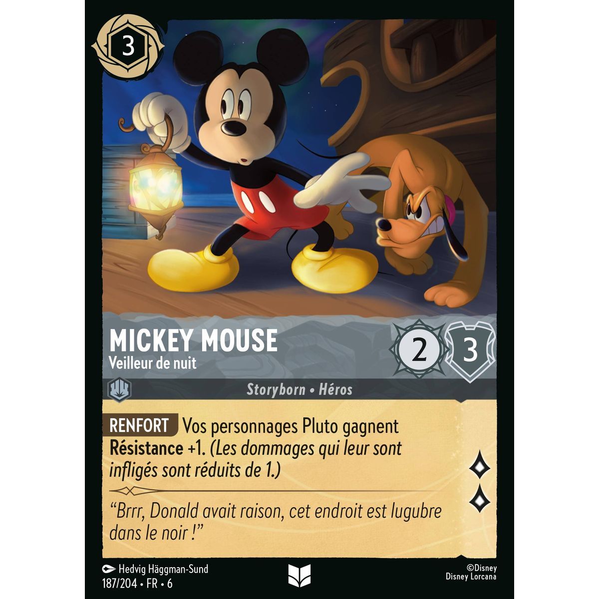 Mickey Mouse, Night Watchman - 187/204 - AZS - The Azurite Sea - Brilliant - Premium - French