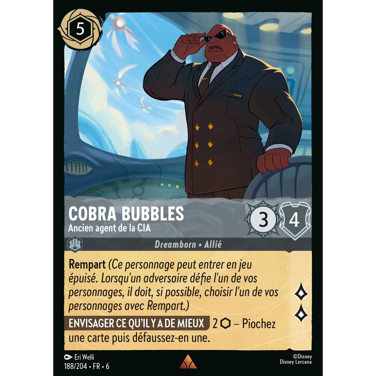 Cobra Bubbles, Former CIA Agent - 188/204 - AZS - The Azurite Sea - Brilliant - Premium - French